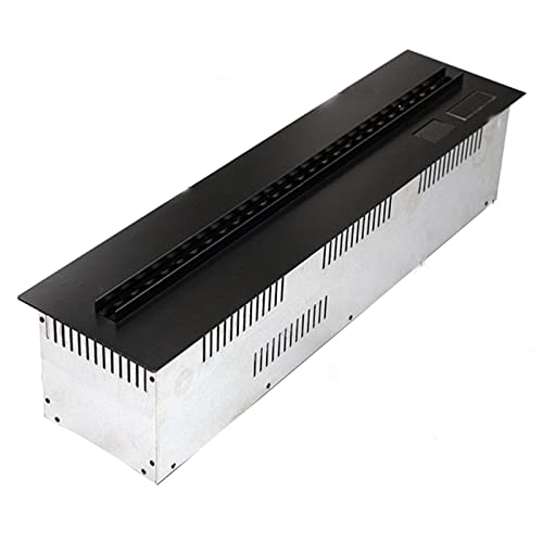BASXDRFXZ Elektrischer Kamin Elektrischer Einbaukamin mit Fernbedienung, schlanker, geräuscharmer Elektrokamin Timer, Einstellbarer Flammenfarbe und Helligkeit(1400mm) von BASXDRFXZ