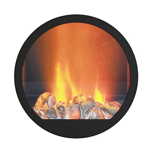 BASXDRFXZ Elektrischer Kamin Elektrischer Kamin, runder elektrischer Stahlkamin mit realistischer LED-Flamme, geräuscharmer dekorativer for zu Hause, Keine Wärmefunktion BASXDRFXZ Elektrischer Kamin Elektrischer Kamin, runder elektrischer Stahlkamin mit realistischer LED-Flamme, geräuscharmer dekorativer for zu Hause, Keine Wärmefunktion von BASXDRFXZ