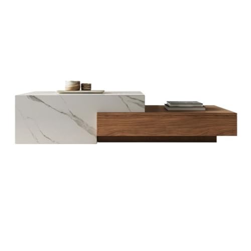BASXDRFXZ Industrieller Stil Dekorativer Couchtisch, Rock Plate, rechteckig, for Wohnzimmer, Zuhause, einfache kleine Wohnung, Teetisch BASXDRFXZ Industrieller Stil Dekorativer Couchtisch, Rock Plate, rechteckig, for Wohnzimmer, Zuhause, einfache kleine Wohnung, Teetisch von BASXDRFXZ
