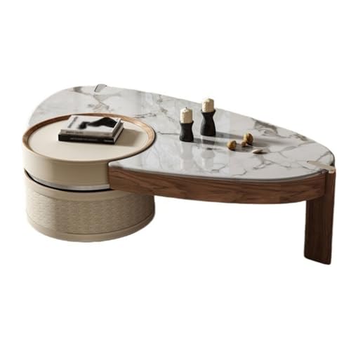 BASXDRFXZ Industrieller Stil Haushalts-Couchtisch, Wohnzimmer, kreativer Kleiner Couchtisch for Wohnungen, Schlafzimmertisch, Hoteldekoration, niedriger Tisch von BASXDRFXZ