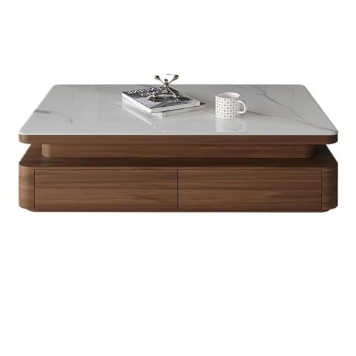 BASXDRFXZ Industrieller Stil Moderner Couchtisch, einfacher Wohnzimmer-Mitteltisch, Home-Terminal-Tisch, Schlafzimmer-Beistelltisch(150cm) von BASXDRFXZ