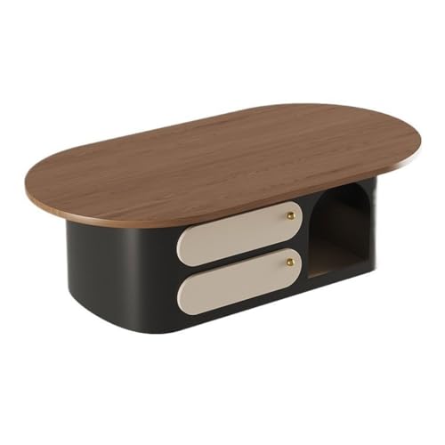 BASXDRFXZ Industrieller Stil Moderner Teetisch Wohnzimmer Leichter Luxus Kleiner Tisch Einfacher Couchtisch Sofatisch(120cm) von BASXDRFXZ