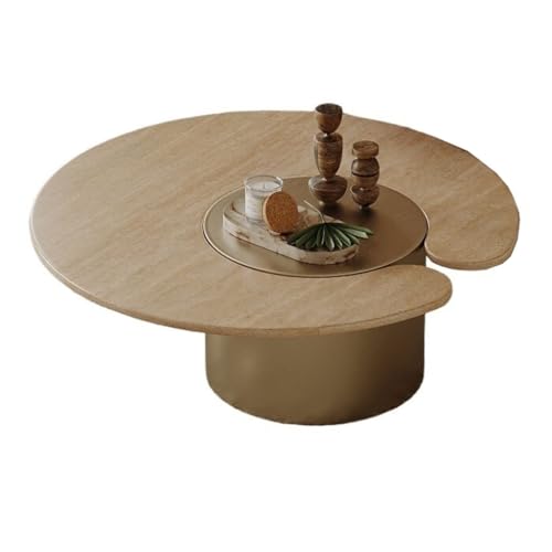 BASXDRFXZ Industrieller Stil Stein Couchtisch Wohnzimmer Dekoration Runder Möbel Teetisch BASXDRFXZ Industrieller Stil Stein Couchtisch Wohnzimmer Dekoration Runder Möbel Teetisch von BASXDRFXZ