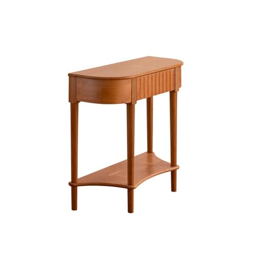 BASXDRFXZ Konsolentische 100cm/39 Schmale Eingangskommode mit Doppeletage für Enge Räume, Flurende, Wohnzimmer, Diele, Eingangsbereich, Büro von BASXDRFXZ
