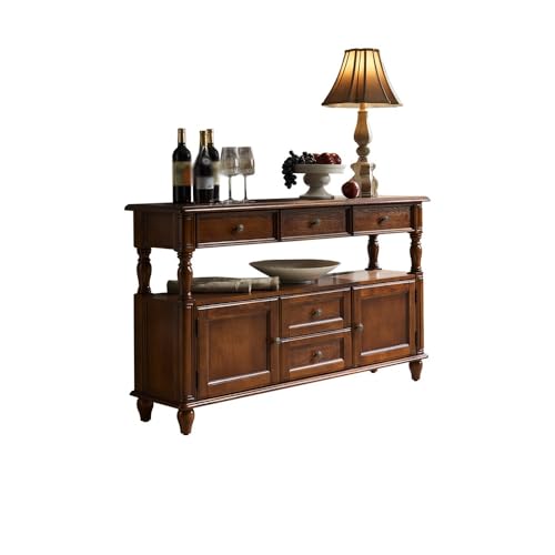 BASXDRFXZ Konsolentische 140cm/55Zoll Massivholz-Anrichte Flur-Diele-Konsolentisch Retro-Wohnzimmer-Dekoration, für Küche, Esszimmer, Korridor etc BASXDRFXZ Konsolentische 140cm/55Zoll Massivholz-Anrichte Flur-Diele-Konsolentisch Retro-Wohnzimmer-Dekoration, für Küche, Esszimmer, Korridor etc von BASXDRFXZ