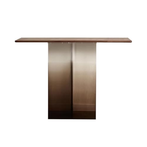 BASXDRFXZ Konsolentische Einfacher Konsolentisch Aus Acryl Mit Farbverlauf, Modischer, Halbkreisförmiger, Langer, Schmaler Tisch Im Wohnzimmer von BASXDRFXZ