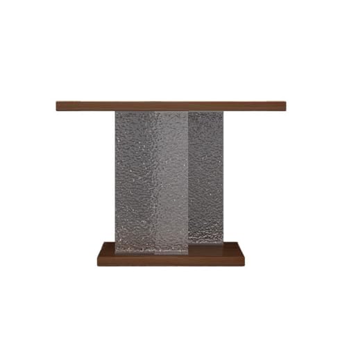 BASXDRFXZ Konsolentische Massivholz-Eingangstisch, Wohnzimmer, Einfacher, Ultraschmaler Langer Tisch An Der Wand(S:100CMX30CMX85CM) von BASXDRFXZ