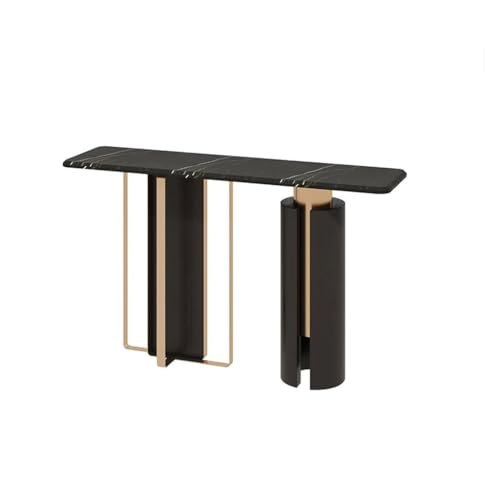 BASXDRFXZ Konsolentische Moderner, Einfacher, Ultraschmaler Eingangstisch, Wohnzimmer-Eingangswand-Endansichtstisch, Leichter Luxus-Eingangstisch(M:120CMX35CMX80CM) von BASXDRFXZ