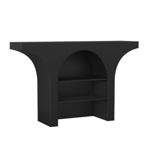 BASXDRFXZ Konsolentische Nordic Retro Wanddekoration Konsolentisch Einfache B&B Lagerregal Mode Vitrine von BASXDRFXZ