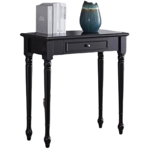 BASXDRFXZ Konsolentische Retro Schwarzer Massivholz-Konsolentisch An Der Wand Gang Hohe Beine Sehr Schmaler Konsolenschrank BASXDRFXZ Konsolentische Retro Schwarzer Massivholz-Konsolentisch An Der Wand Gang Hohe Beine Sehr Schmaler Konsolenschrank von BASXDRFXZ