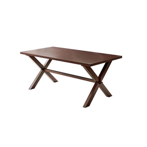 BASXDRFXZ Moderner Küchentisch Einfacher Esstisch Aus Massivholz for Zuhause, Rechteckiger Tisch Walnussholz BASXDRFXZ Moderner Küchentisch Einfacher Esstisch Aus Massivholz for Zuhause, Rechteckiger Tisch Walnussholz von BASXDRFXZ