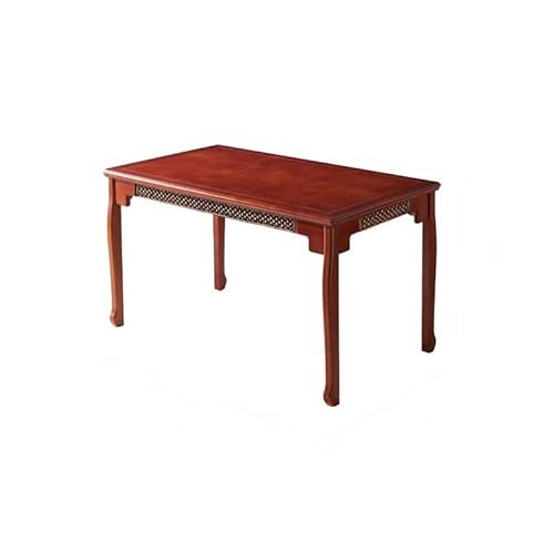 BASXDRFXZ Moderner Küchentisch Holz Esstisch Wohnzimmer Retro Rattan Ländlichen Platz Restaurant Verhandlung von BASXDRFXZ