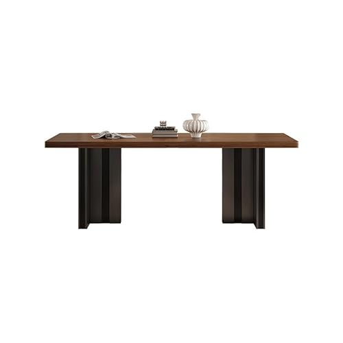 BASXDRFXZ Moderner Küchentisch Retro Schiefer Esstisch Rechteckig Home Wohnzimmer Hotel Restaurant Cafe(160cm) von BASXDRFXZ