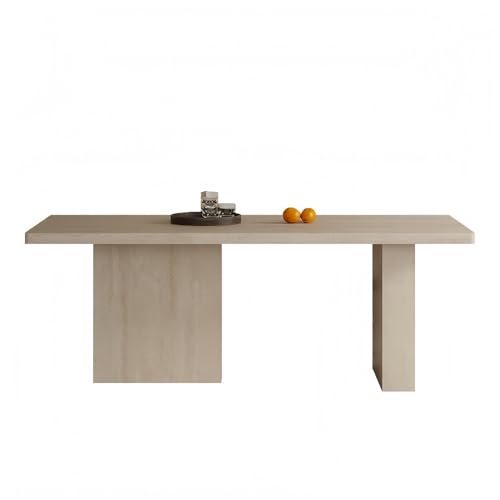 BASXDRFXZ Moderner Küchentisch Rock Plate Esstisch Modern Einfach Rechteckig Home Restaurant(200x90x75cm) von BASXDRFXZ