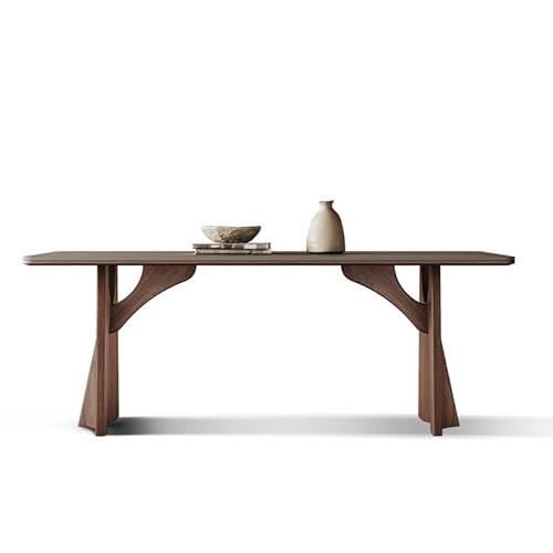 BASXDRFXZ Moderner Küchentisch Rock Plate Esstisch Rechteckig Home Einfach Modern Massivholz(180x90x75cm) von BASXDRFXZ