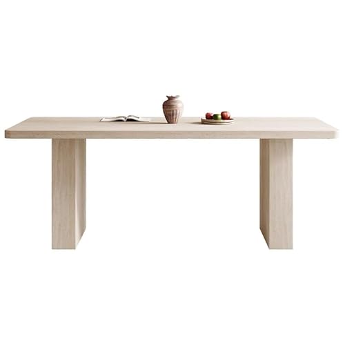 BASXDRFXZ Moderner Küchentisch Rock Platte Esstisch Rechteckigen Licht Luxus Kleine Haushalt(160x80x75cm) von BASXDRFXZ