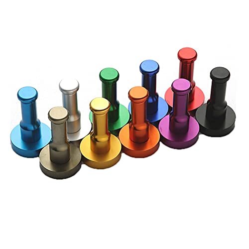 BASXDRFXZ Wandgarderobenhaken 10 Pack Home Storage Wandhaken Metall Kleiderhaken Badezimmer Handtuchhaken for Aufhängen Mantel Schal Tasche Handtuch Schlüssel Hut Tasse von BASXDRFXZ