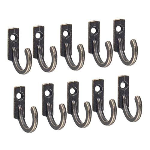 BASXDRFXZ Wandgarderobenhaken Einzelgabel Haken Rack Wandmontage Kleiderkleider Horn Retro -Stoffbügel for Mantelhut Handtuch Taste 10 Pack BASXDRFXZ Wandgarderobenhaken Einzelgabel Haken Rack Wandmontage Kleiderkleider Horn Retro -Stoffbügel for Mantelhut Handtuch Taste 10 Pack von BASXDRFXZ