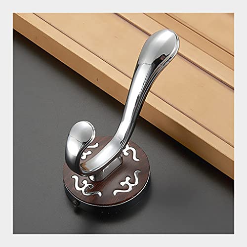 BASXDRFXZ Wandgarderobenhaken Haushaltsaufbewahrung Wandhaken Edelstahl Kleiderhaken Geeignet for Aufhängen von Mantel umgeben Handtuch Hut Schlüssel(Silver) von BASXDRFXZ