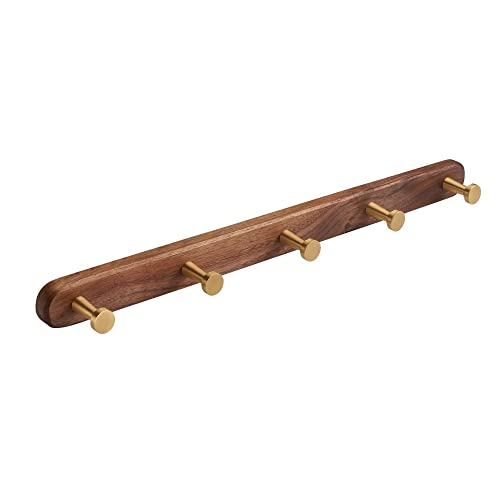 BASXDRFXZ Wandgarderobenhaken Home Wandgarderobe Multi Hook Moderner Kleiderhaken for Küche Badezimmer Schlafzimmer Korridor Hochleistungshaken(5 Hooks) von BASXDRFXZ