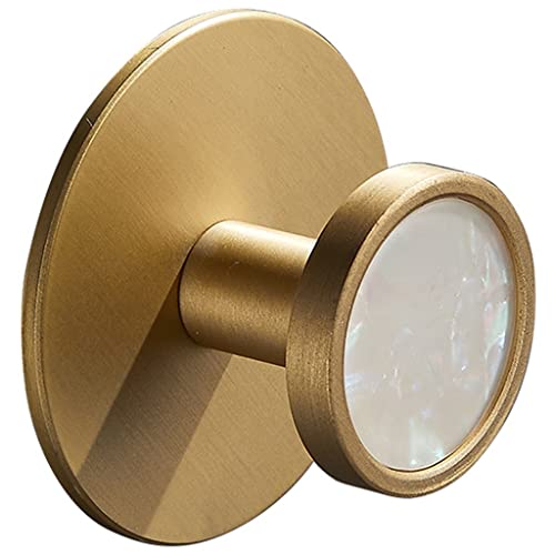 BASXDRFXZ Wandgarderobenhaken Kupfer Wandaufhänger Aufhänger Haken Schrank mit 6 Arten Geeignet for Wohnzimmer Schlafzimmer Bürokorridor(A) von BASXDRFXZ