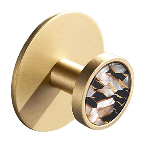 BASXDRFXZ Wandgarderobenhaken Kupfer Wandaufhänger Aufhänger Haken Schrank mit 6 Arten Geeignet for Wohnzimmer Schlafzimmer Bürokorridor(D) von BASXDRFXZ