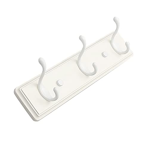 BASXDRFXZ Wandgarderobenhaken Mantelregal Wandhalterung stilvoller Kleiderhaken moderner Haken Kleiderbügel Wandlack Rack Weiß weiß(35.5cm) von BASXDRFXZ