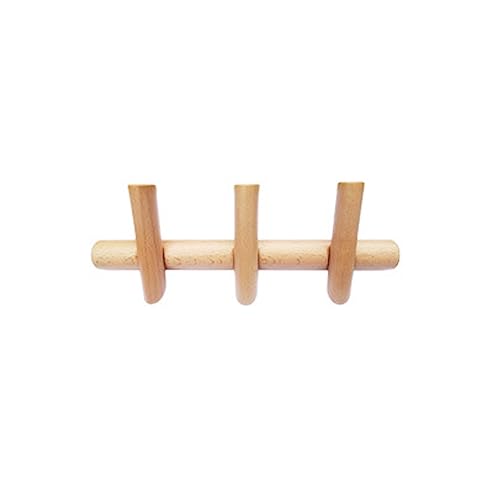 BASXDRFXZ Wandgarderobenhaken Moderner, minimalistischer Kleiderbügel, Wandhaken, Veranda, Holz, kreativer Kleiderhaken, Zuhause, Wohnzimmer, Garderobe, Regal(S) von BASXDRFXZ