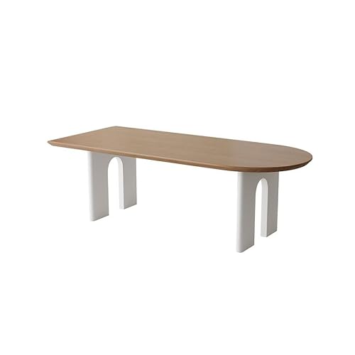 Moderner Küchentisch Massivholz Insel Tisch Restaurant Esszimmer Rechteckige Wand-montiert Oval Hause Schreibtisch Große Platte(180cm) von BASXDRFXZ