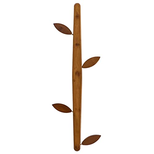 Wandgarderobenhaken Coat Rack Hut Baummantel Moderne Wandhalterung for Baseballkappe Brieftasche 4 abnehmbare Blatthaken(A) von BASXDRFXZ