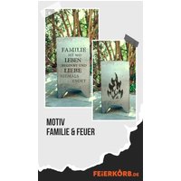 Feuerkorb Groß Mit Stecksystem - Familie & Feuer von BAStecPlasmacutting