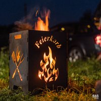 Feuerkorb Groß Mit Stecksystem "Feierkorb" von BAStecPlasmacutting