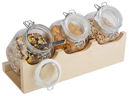 BATANIA Müsli-Ständer | 43 x 17 x 13,5 cm | 3 x 2 Liter BATANIA Müsli-Ständer | 43 x 17 x 13,5 cm | 3 x 2 Liter von BATANIA