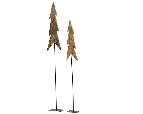 Dekobaum Baum Weihnachten Holzbaum Weihnachtsbaum Weihnachtsdeko Set - XXL - 120 cm hoch von BATANIA