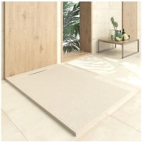 Quarzduschwanne 80x160cm creme von BATHME