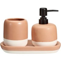 Seifenspender und Zahnputzbecher auf Keramikuntersetzer THE PASTELS Seifenspender und Zahnputzbecher auf Keramikuntersetzer THE PASTELS von BATHROOM SOLUTIONS