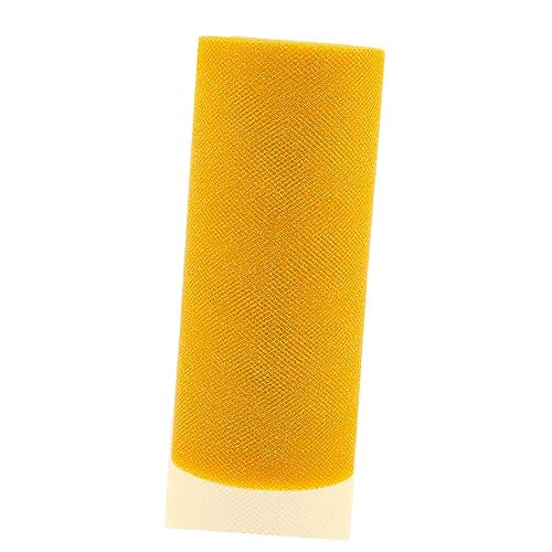 BATHVEVE 1 Rolle Glitzer-Mesh-Rolle Dekoration Basteln breit Netz Fälschung Mesh-Tüll-Stoff Hochzeitsbogen drapieren Stoff Wohnkultur Tüll Stoffverzierung Polyester Orange von BATHVEVE