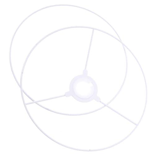 BATHVEVE 1 Satz Lampenschirm aus Durchmesser Stabiler Lampenschirm Ring für DIY Projekte Geeignet für Tischlampen Hängelampen und von BATHVEVE