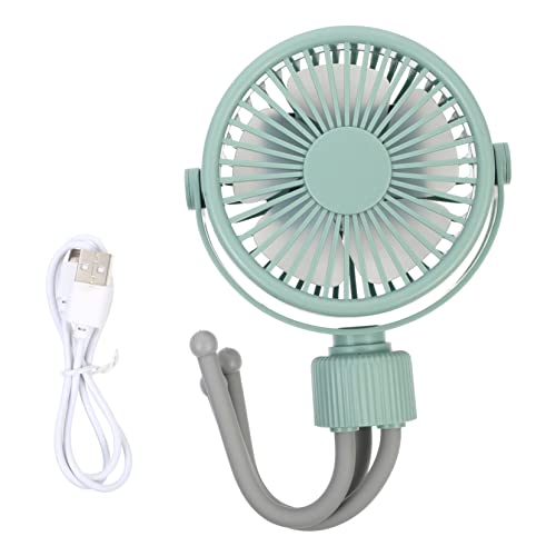 BATHVEVE 1 Satz Mini Handventilator für Sommer USB Aufladbarer Faltbarer Kühlventilator für Outdoor und Reisen für Büro Schlafzimmer und Camping Geschwindigkeitsstufen Tragbar und Leise von BATHVEVE