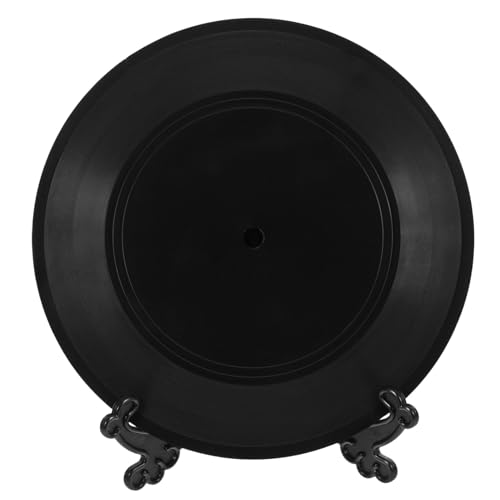 BATHVEVE 1 Satz Vintage Vinyl Record Deko mit Ständer für Musikpartys Wanddekoration für Lebendige Feiern als für Freunde und Familie von BATHVEVE