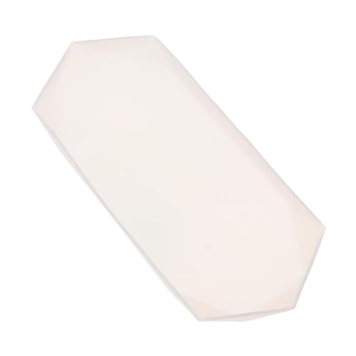 BATHVEVE 1 Stück Kristall-Epoxy-Form Cake-Pop-Form Schalenform Seifenform am Stiel Schlüssel Tablett Silikonform Form für Seifenschale Harztablettformen Silikon Kieselgel Transparent von BATHVEVE