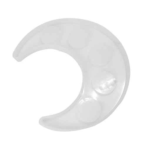 BATHVEVE 1 Stück Kristall-epoxy-form Halbmond Tablett Mondförmige Mattenform Mond-untersetzer-form Silikonform Selber Machen Mondform Harzform Untersetzerform Selber Machen Kieselgel Weiß BATHVEVE 1 Stück Kristall-epoxy-form Halbmond Tablett Mondförmige Mattenform Mond-untersetzer-form Silikonform Selber Machen Mondform Harzform Untersetzerform Selber Machen Kieselgel Weiß von BATHVEVE