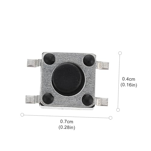 BATHVEVE 100 Stück Miniatur Mikroschalter Momentaner Drucktaster für Elektronische Geräte Hohe Zuverlässigkeit Robuste Verarbeitung BATHVEVE 100 Stück Miniatur Mikroschalter Momentaner Drucktaster für Elektronische Geräte Hohe Zuverlässigkeit Robuste Verarbeitung von BATHVEVE