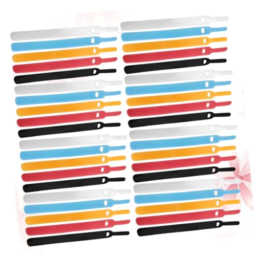 BATHVEVE 100 Stück Teiliges Kabelbinder aus Nylon Selbstklebende Wiederverwendbare Klettbänder in Farben Strapazierfähige Kabelorganizer für Daten Stromkabel und Kabelmanagement zu Hause BATHVEVE 100 Stück Teiliges Kabelbinder aus Nylon Selbstklebende Wiederverwendbare Klettbänder in Farben Strapazierfähige Kabelorganizer für Daten Stromkabel und Kabelmanagement zu Hause von BATHVEVE