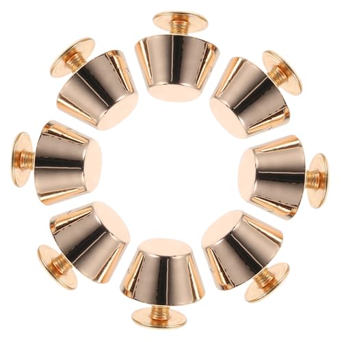 BATHVEVE 12 Stück Teiliges Metall Füße Bag Studs Flach Goldfarbig Korrosionsbeständig DIY Taschen Nieten Schrauben Zubehör Langlebig und Praktisch für Handtaschen Reparatur BATHVEVE 12 Stück Teiliges Metall Füße Bag Studs Flach Goldfarbig Korrosionsbeständig DIY Taschen Nieten Schrauben Zubehör Langlebig und Praktisch für Handtaschen Reparatur von BATHVEVE