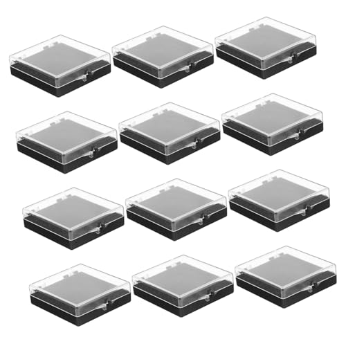 BATHVEVE 12 Stück Transparente Kunststoff Medaillen Display Box mit Schwarzer Schaumstoffeinlage Stabile Medaillen Halterung für Sportmedaillen und Abzeichen für Ordnung und Schutz BATHVEVE 12 Stück Transparente Kunststoff Medaillen Display Box mit Schwarzer Schaumstoffeinlage Stabile Medaillen Halterung für Sportmedaillen und Abzeichen für Ordnung und Schutz von BATHVEVE