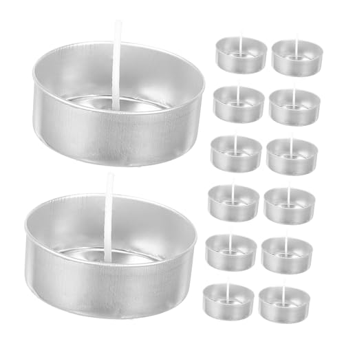 BATHVEVE 150sätze Aluminium Teelicht Leere Teelicht Dosen Mit Dochten Für Kerzen Für Hochzeiten Weihnachten Und Bastelprojekte Praktische Aluminium Tassen Für Kreative Anlässe von BATHVEVE