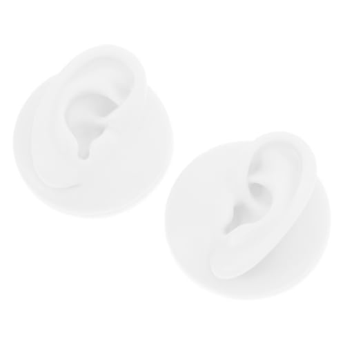BATHVEVE 1paar Echtistische Silikon Ohr Modell Schmuckdisplay Für Ohrringe Realistische Menschliche Ohrform Für Piercing Übung Vielseitig Einsetzbar Und Komfortabel Der Handhabung BATHVEVE 1paar Echtistische Silikon Ohr Modell Schmuckdisplay Für Ohrringe Realistische Menschliche Ohrform Für Piercing Übung Vielseitig Einsetzbar Und Komfortabel Der Handhabung von BATHVEVE