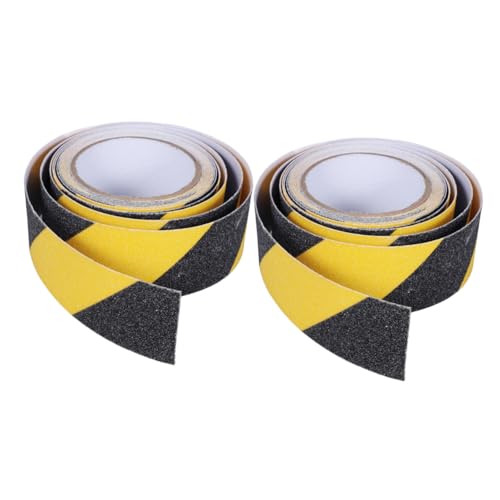 BATHVEVE 2 Rollen Anti rutsch Klebeband Rutschfest Abriebfest Selbstklebendes Warnband in Schwarz Gelb Sicherheitsmarkierung für Treppenstufen Innen Außen BATHVEVE 2 Rollen Anti rutsch Klebeband Rutschfest Abriebfest Selbstklebendes Warnband in Schwarz Gelb Sicherheitsmarkierung für Treppenstufen Innen Außen von BATHVEVE