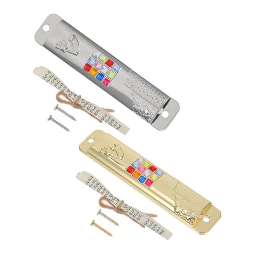 BATHVEVE 2sätze Metall-jüdische Dekoration Segens-Symbol Aus Metall Mit Englischer Und Hebräischer Schriftrolle Religiöses Symbol Für Zuhause Und Büro von BATHVEVE